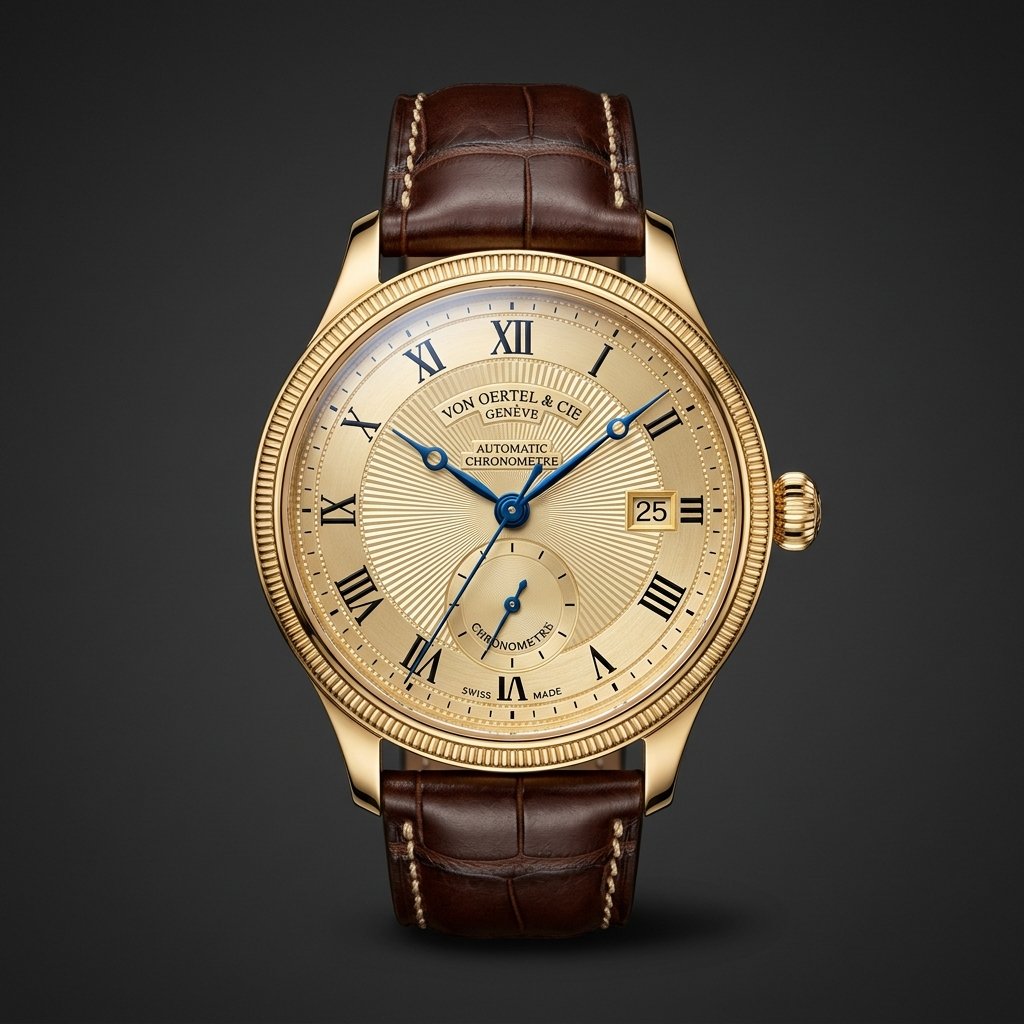 EKOO Sovereign Écru Chronomètre 18K Solid Gold (Men's 41mm)