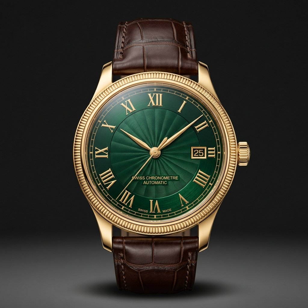 EKOO Sovereign Emeraude Tourbillon 18K Solid Gold (Men's 42mm)
